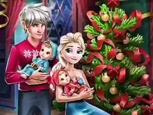 खेल Elsa Family Christmas ऑनलाइन