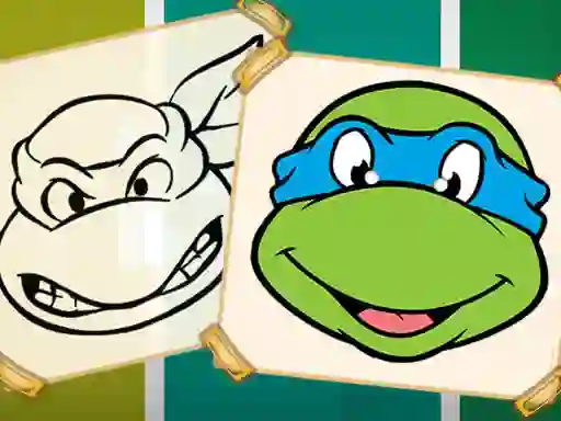 खेल Ninja Turtles Coloring Book ऑनलाइन