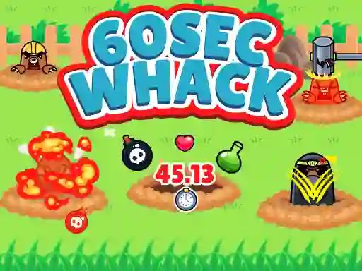 खेल 60 Second Whack ऑनलाइन
