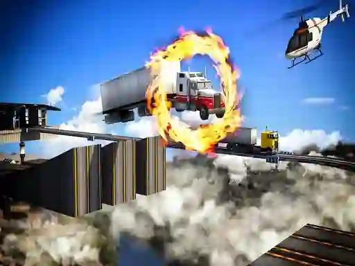 खेल Impossible Truck Driving Stunt Track Parking ऑनलाइन