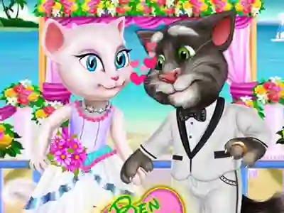 खेल Ben and Kitty Wedding Day ऑनलाइन