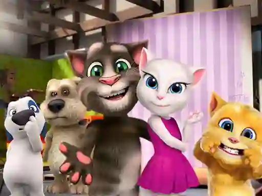 खेल GF Talking Tom Jigsaw Puzzle ऑनलाइन