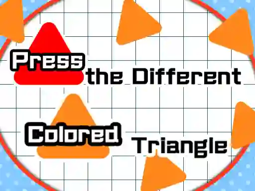खेल Press The Different Colored Triangle ऑनलाइन