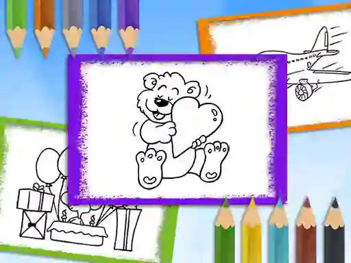 खेल Cartoon Coloring Book ऑनलाइन