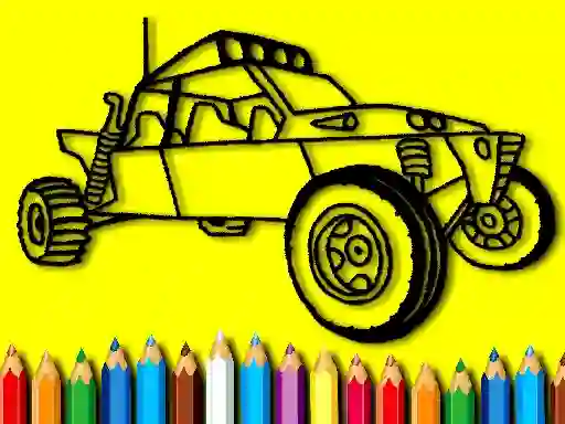 खेल Back To School: Rally Car Coloring Book ऑनलाइन