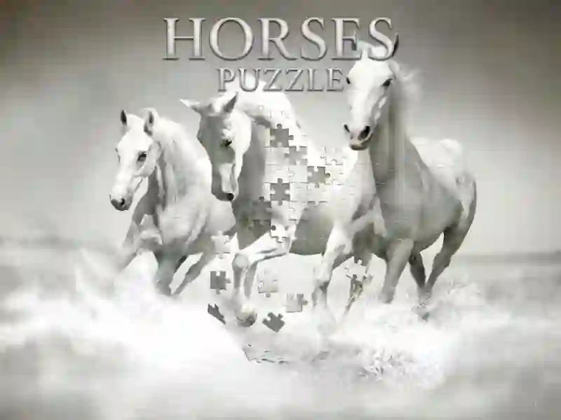 खेल Horses Puzzle ऑनलाइन