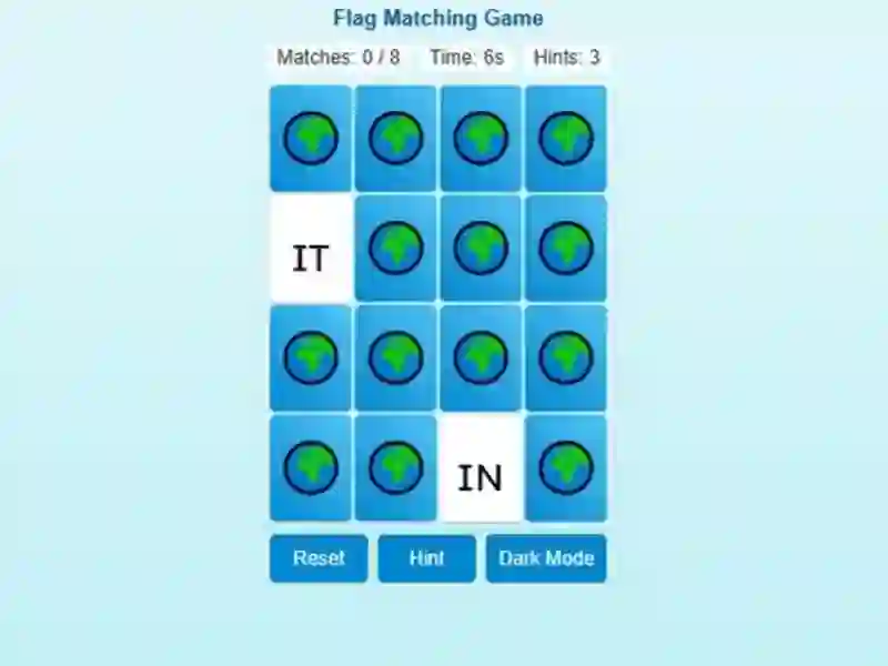 खेल Memory Match Flag Edition ऑनलाइन