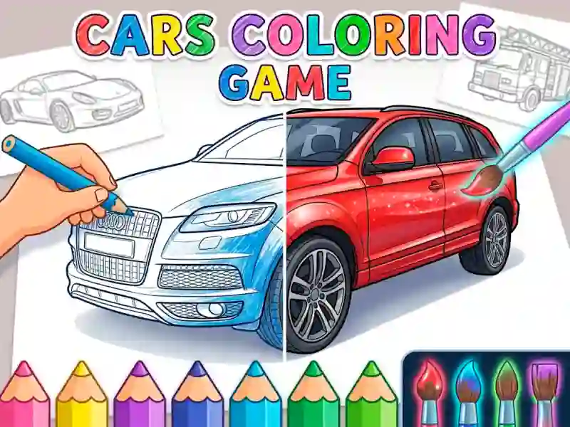 खेल Cars Coloring Game ऑनलाइन