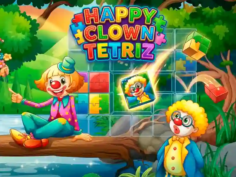 खेल Happy Clown Tetriz ऑनलाइन
