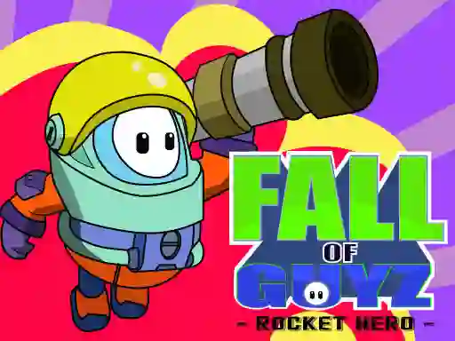 खेल Fall Guys Rocket Hero ऑनलाइन