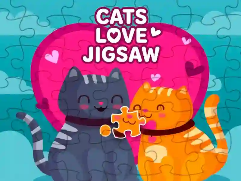 खेल Cats love jigsaw ऑनलाइन