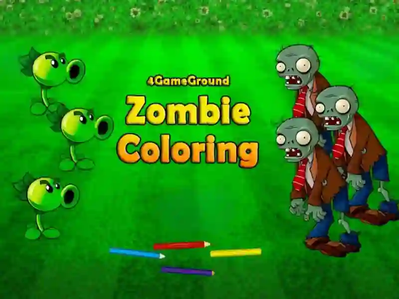 खेल 4GameGround Zombie Coloring ऑनलाइन