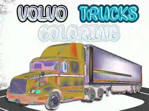 खेल Volvo Trucks Coloring ऑनलाइन