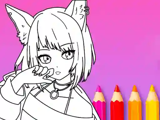 खेल Anime Manga Coloring Book ऑनलाइन