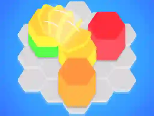 खेल Hexa Stack Sort ऑनलाइन