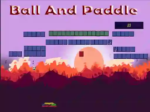 खेल Ball And Paddle ऑनलाइन