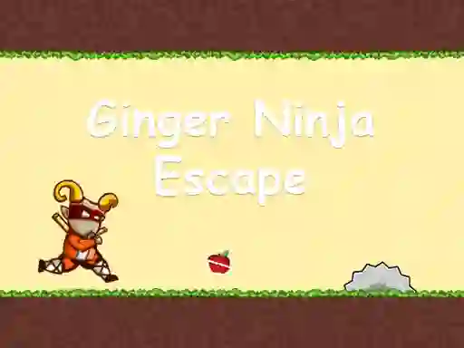 खेल Ginger Ninja Escape ऑनलाइन