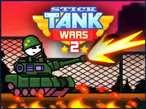 खेल Stick Tank Wars 2 ऑनलाइन