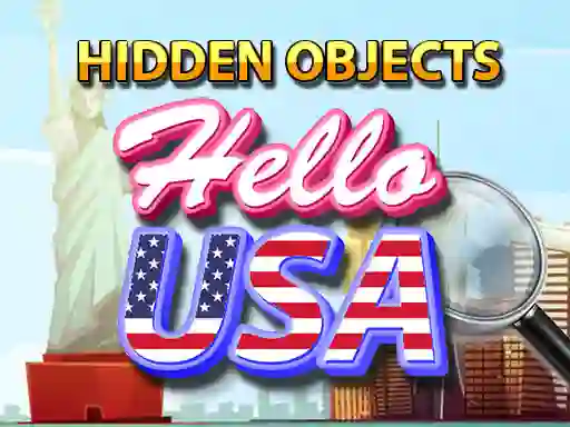 खेल Hidden Objects Hello USA ऑनलाइन