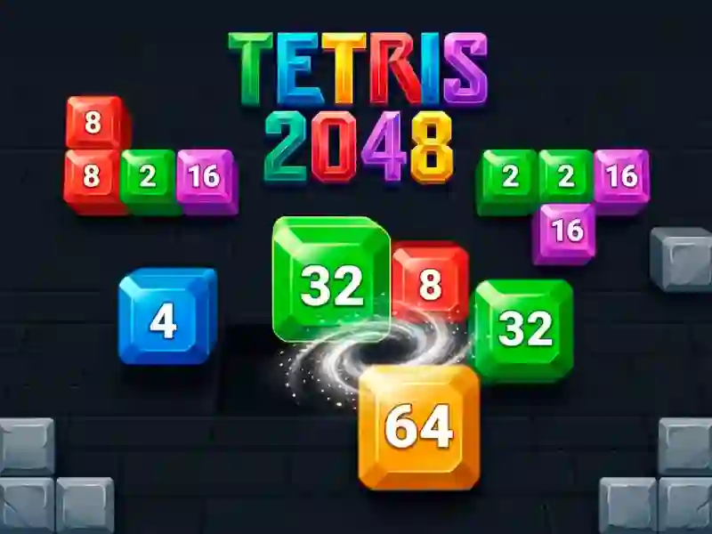 खेल Tetris 2048 ऑनलाइन