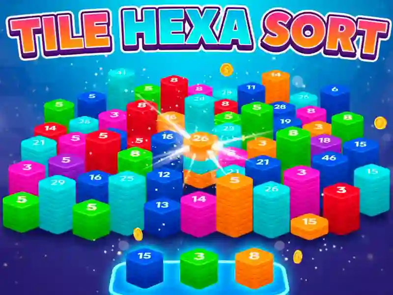 खेल Tile Hexa Sort ऑनलाइन