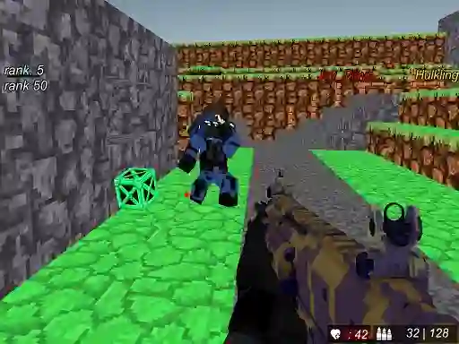 खेल Blocky Wars Advanced Combat Swat Multiplayer ऑनलाइन