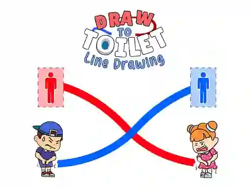 खेल Draw To Toilet Line Drawing ऑनलाइन