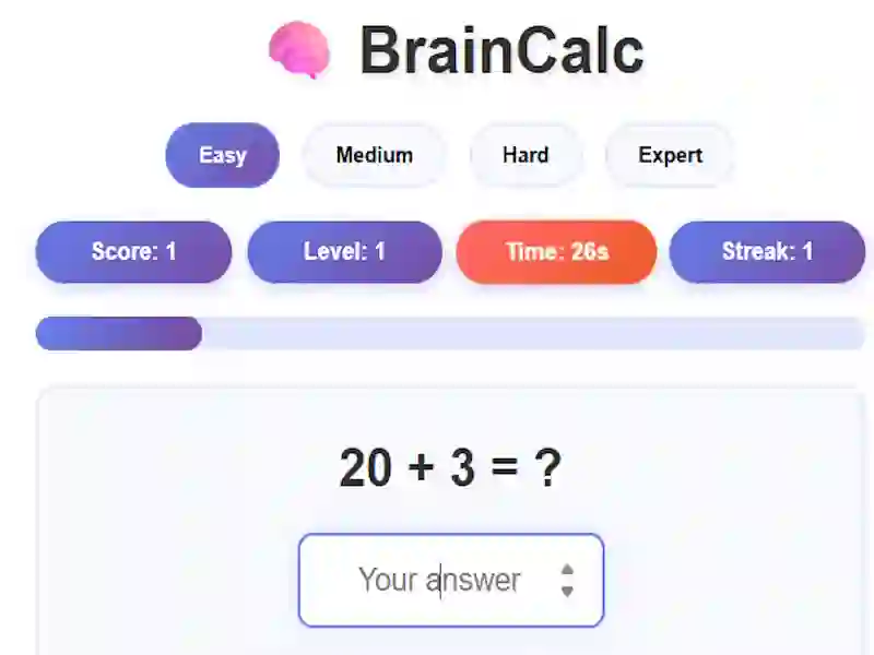 खेल BrainCalc ऑनलाइन