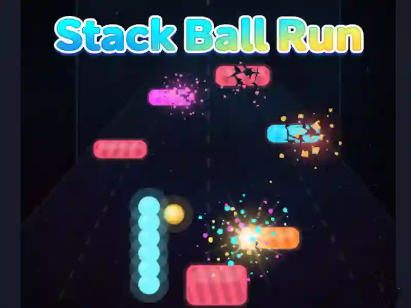 खेल Stack Ball Run ऑनलाइन