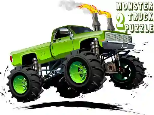 खेल Monster Truck Puzzle 2 ऑनलाइन