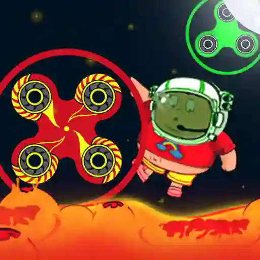 खेल Spinner Astro the Floor is Lava ऑनलाइन