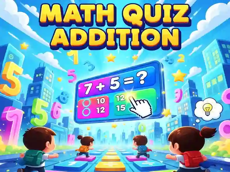 खेल Math Quiz Addition ऑनलाइन