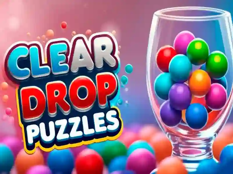 खेल Clear Drop Puzzles ऑनलाइन