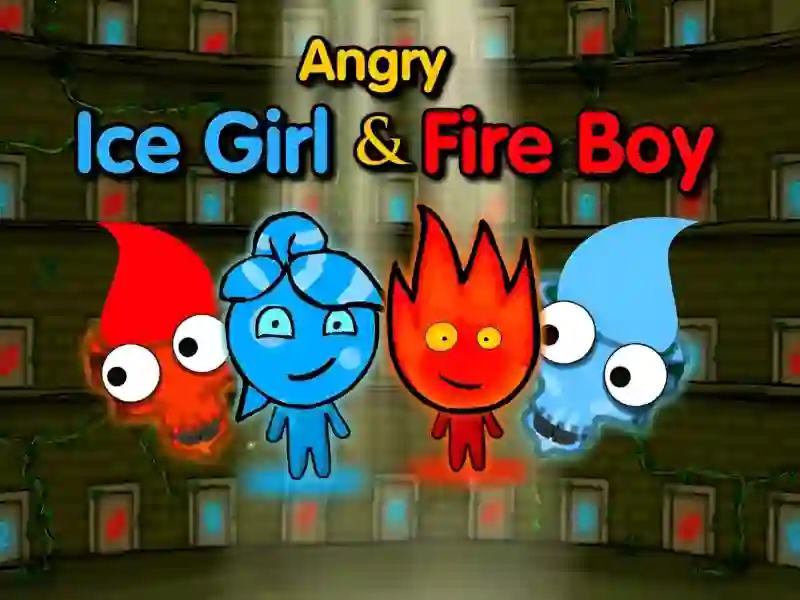 खेल Angry Ice girl and Fire boy ऑनलाइन