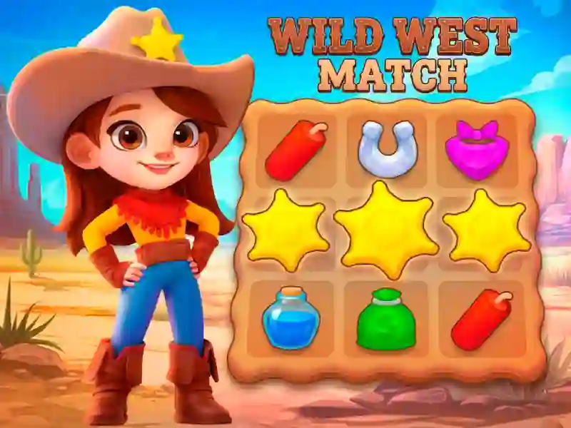 खेल Wild West Match ऑनलाइन