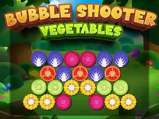 खेल Bubble Shooter Vegetables ऑनलाइन