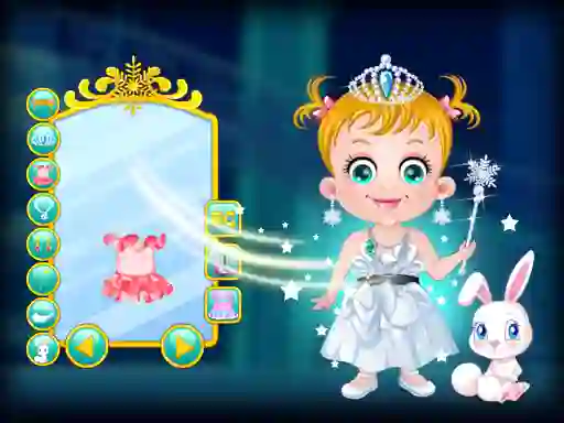 खेल Baby Hazel Ice Princess Dressup ऑनलाइन