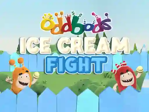 खेल Oddbods Ice Cream Fight ऑनलाइन