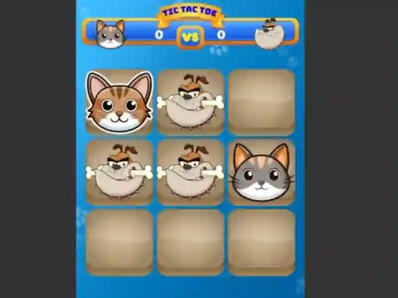 खेल Tic Tac Toe Cat ऑनलाइन