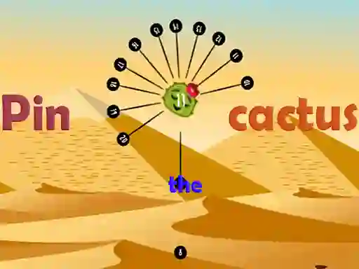 खेल Pin the cactus ऑनलाइन
