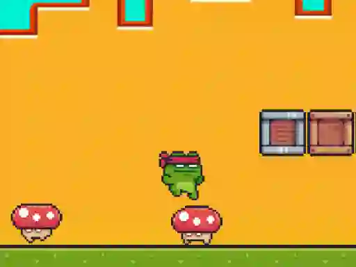 खेल Ninja Frog Adventure ऑनलाइन