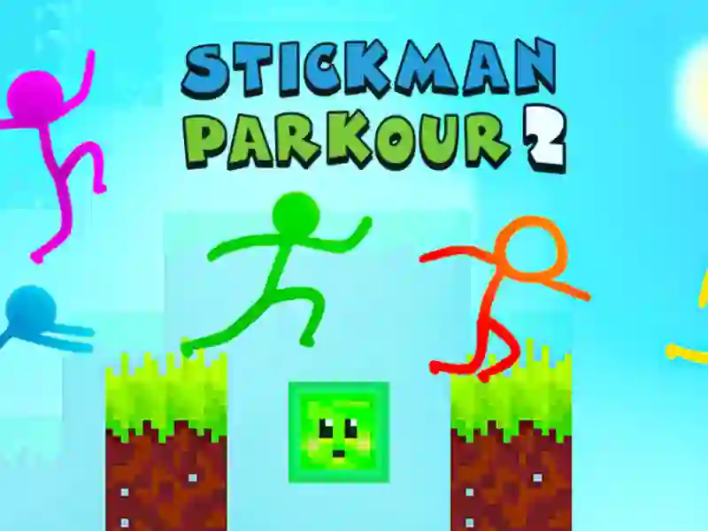 खेल Stickman Parkour 2 ऑनलाइन