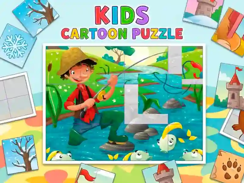 खेल Kids Cartoon Puzzle ऑनलाइन