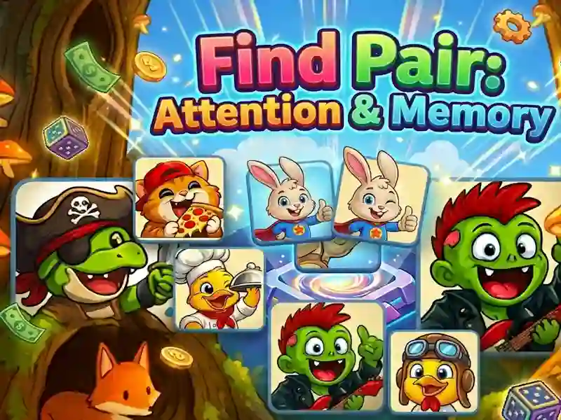 खेल Find Pair: Attention & Memory ऑनलाइन
