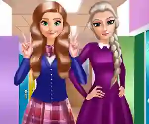 खेल Sisters Back to School ऑनलाइन