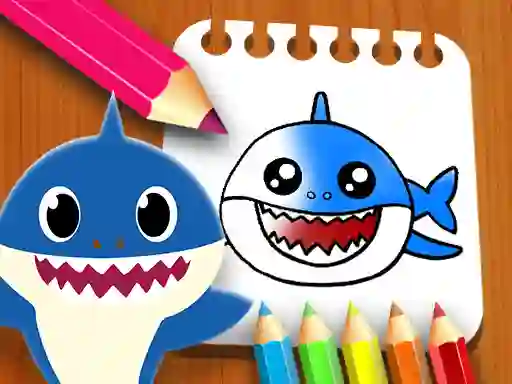खेल Baby Shark Coloring Book ऑनलाइन