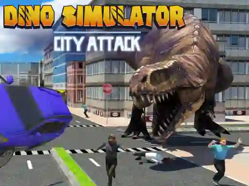 खेल Dino Simulator City Attack ऑनलाइन