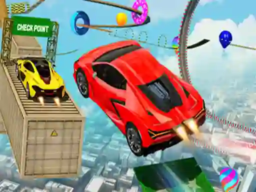 खेल Crazy Car Stunt Descent GT ऑनलाइन