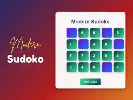 खेल Modern Sudoku ऑनलाइन