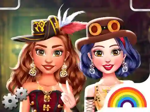खेल Princess Girls Steampunk Rivalry ऑनलाइन